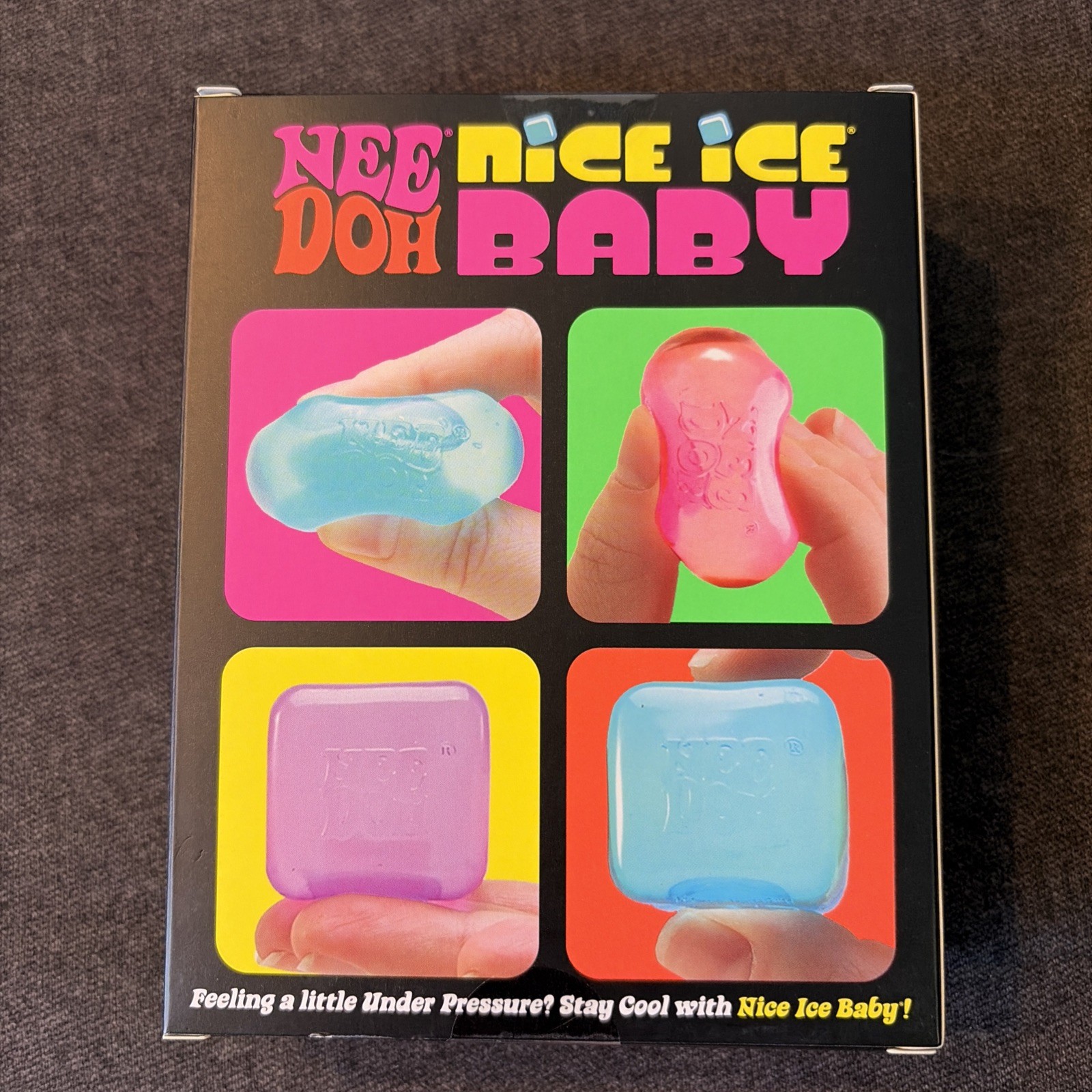 NeeDoh Nice Ice Baby 4 pack, Set of Four Nee Doh Mini Nice Cube Brand New!