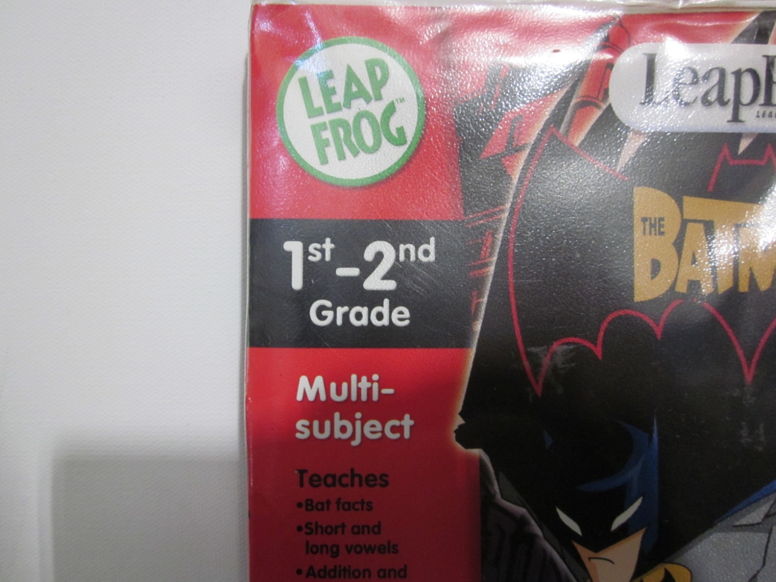 Leap Frog LeapPad The Batman 1st-2nd Grade Multi-Subject Book & Cartridge