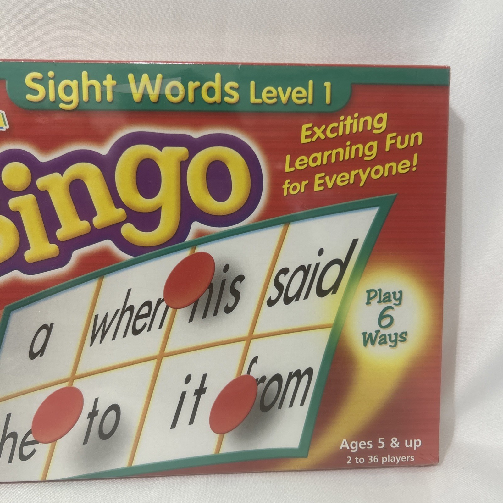 Trend Enterprises Inc Sight Words Level 2 Bingo Game Ages 5+ HomeSchool Reading