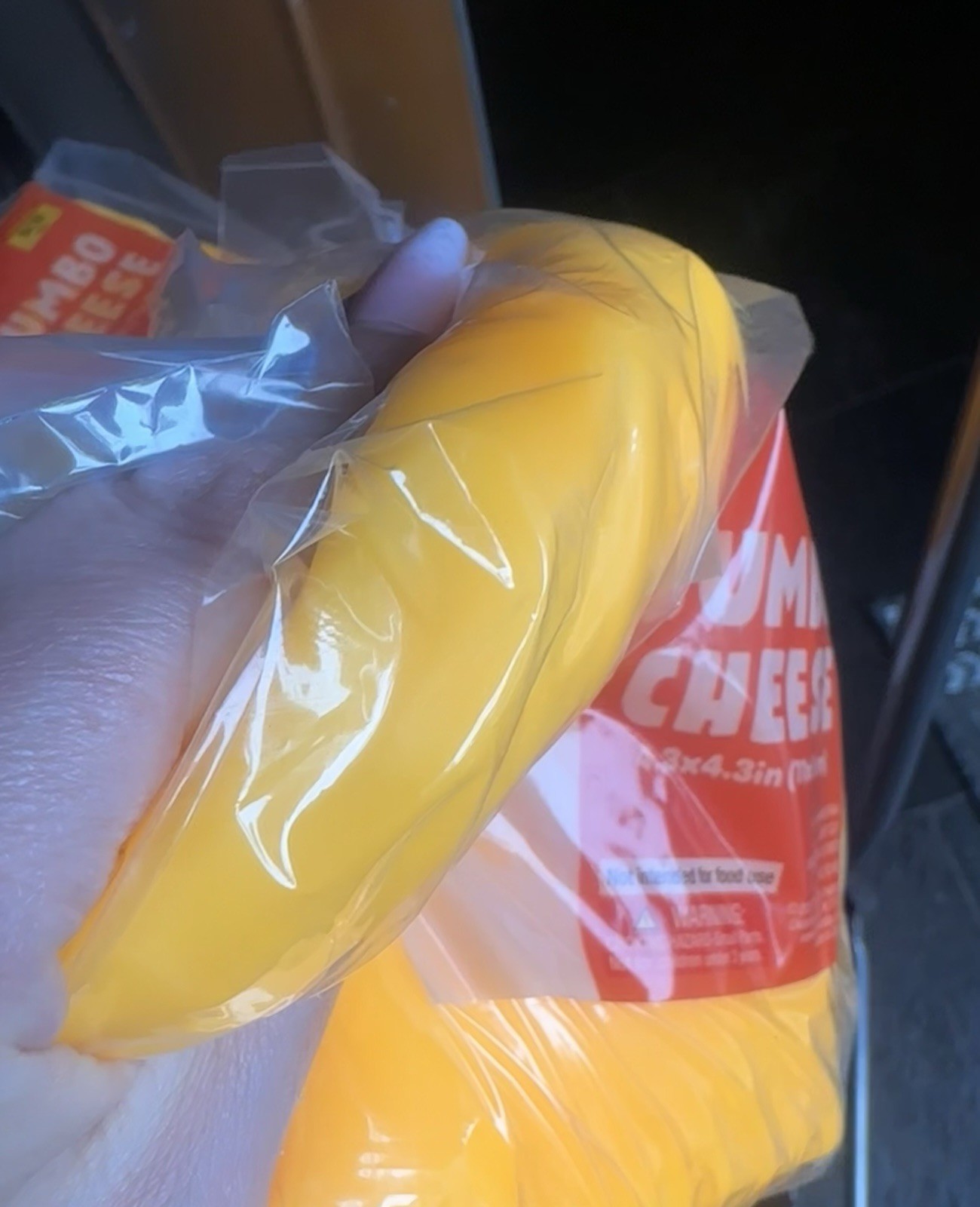 Jumbo Cheese Squishy Gel Toy Stress Relief Sensory Fidget Viral NEW Squeeezy