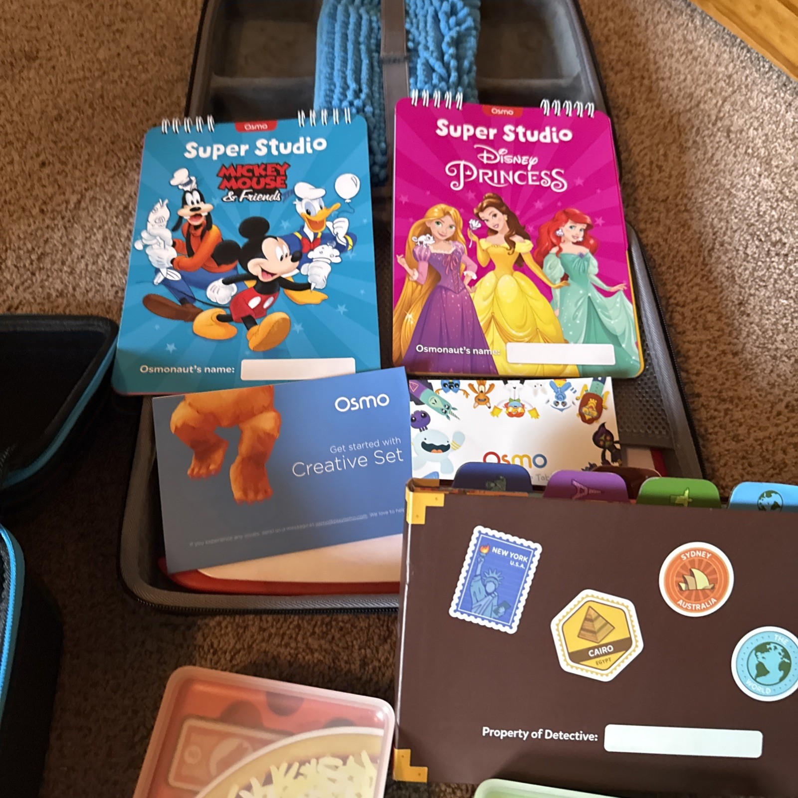 Osmo Genius Kids Learning Educational Game System And Case Large LOT for IPAD