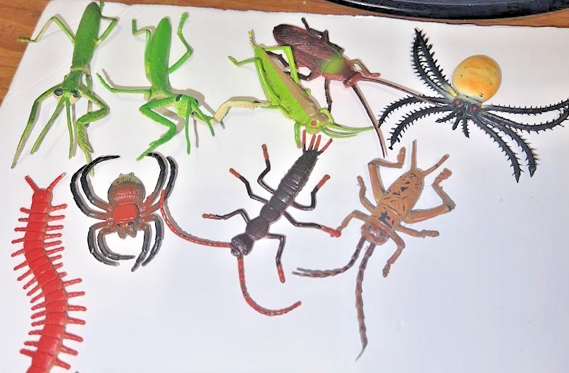 TOY INSECTS BUGS CREEPY CRAWLIES LOT 1990’S