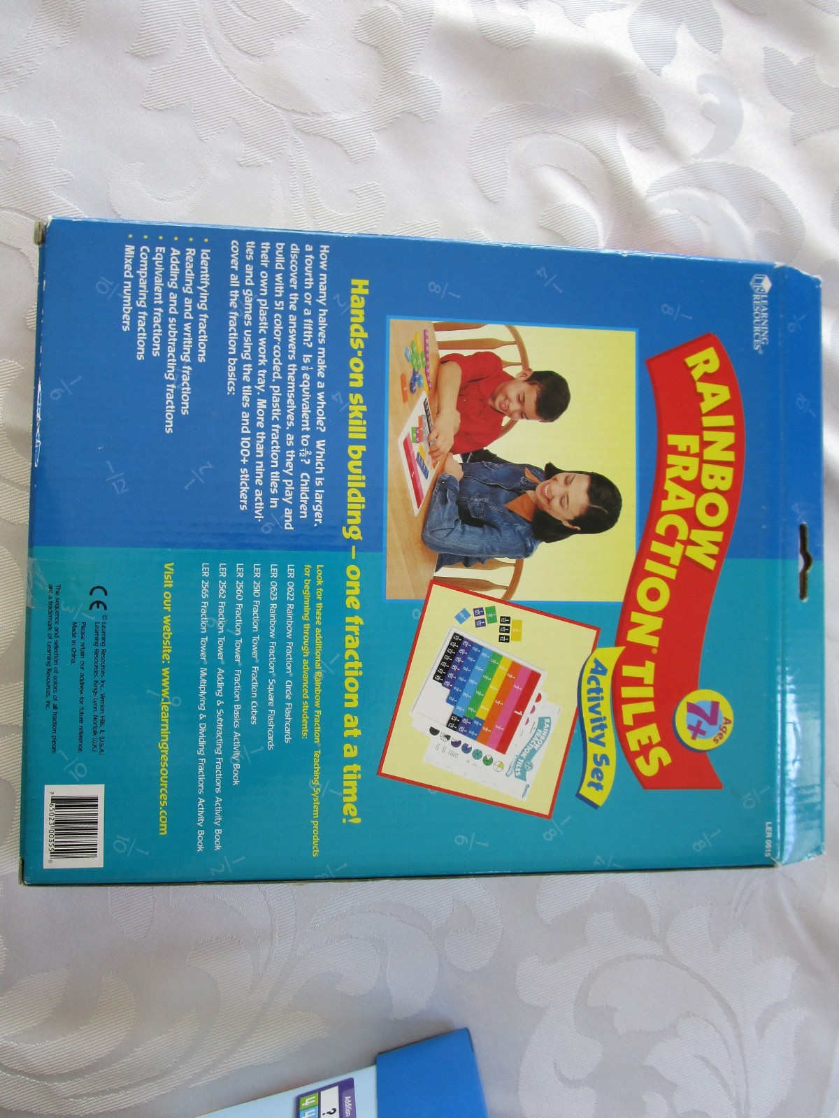 Lakeshore Learning RESOURCE LOT OF 2, VISUALIZE IT ADD SUBTRACT, FRACTION TILES