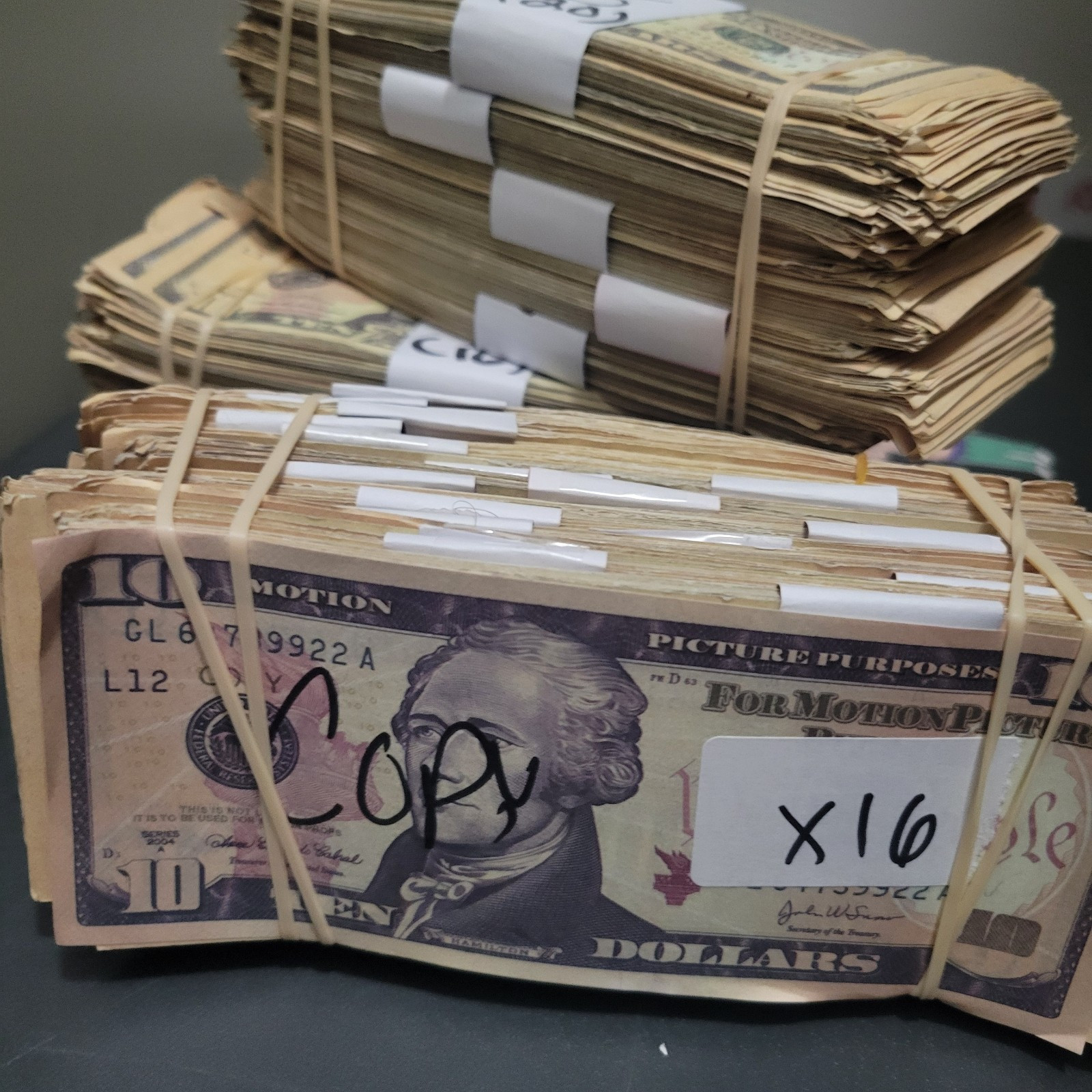 Best Replica Grade A ++ AGED $10 Bills * 50/ Novelty Purposes Only