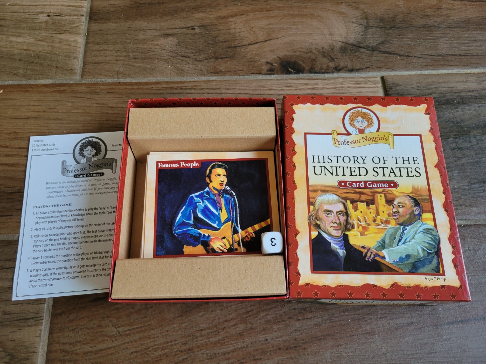 Professor Noggin’s History of the United States Card Game #29 T7