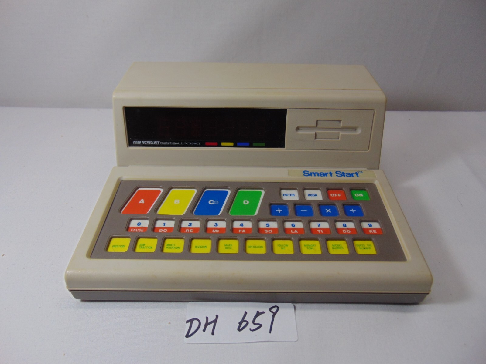 Vintage VTech SMART START Interactive Pre Computer Learning Machine Tested + Box