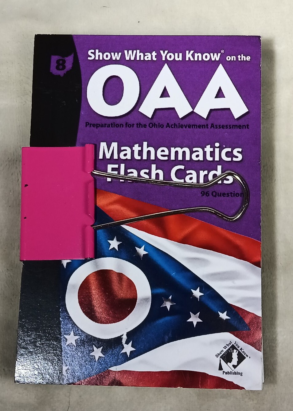 Mathematics Flash Cards Lot Math Common Core OAT OAA 2010 2014 USA