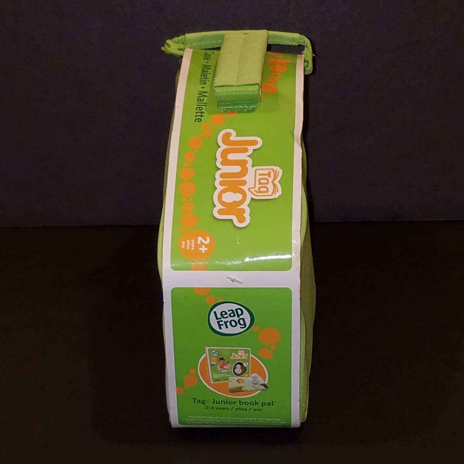 NEW LeapFrog Tag Junior Storage Case Carry Carrying Green Zip Bag Leap Frog Jr