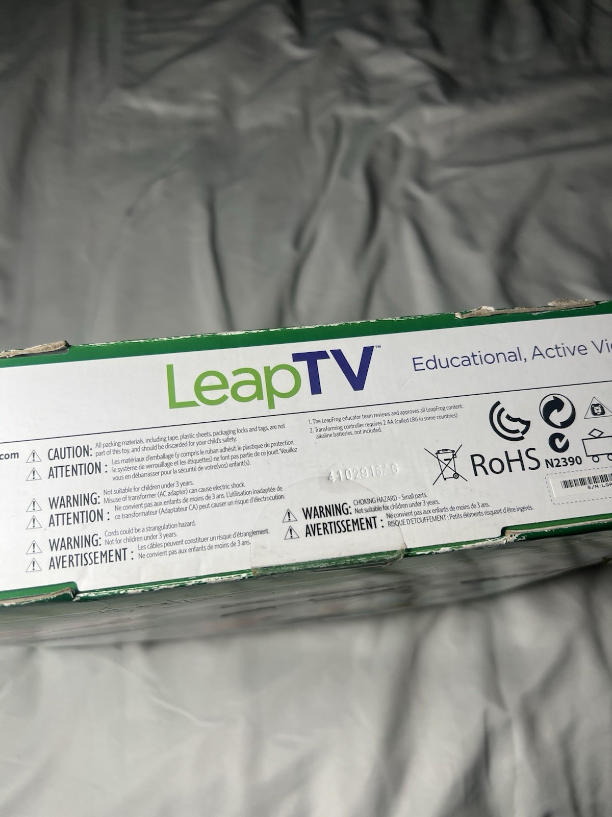 Leap Frog LeapTV Educational Active Video Gaming System NEW