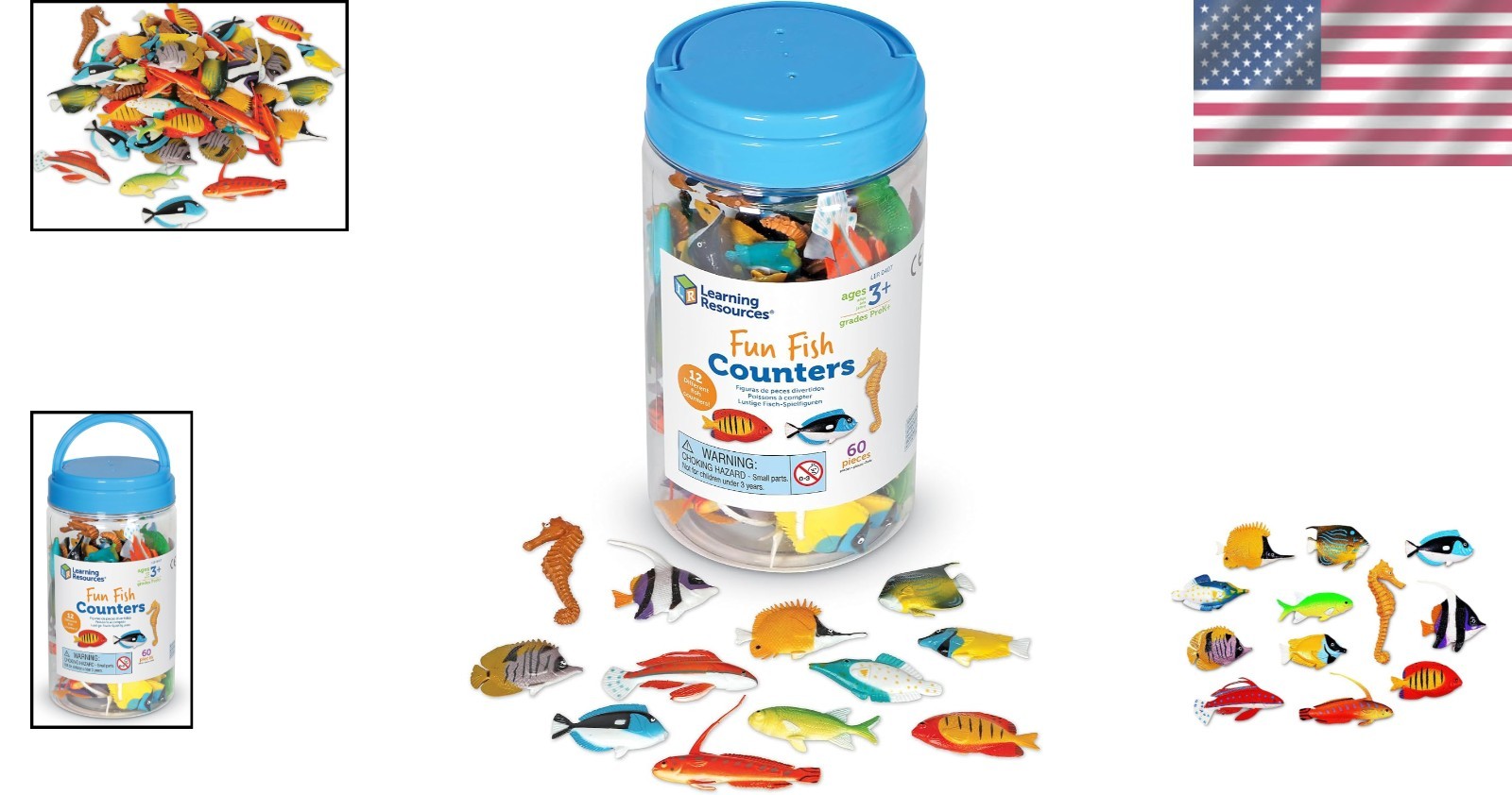 Sorting Fish Counters Set – Party Favors & Learning
