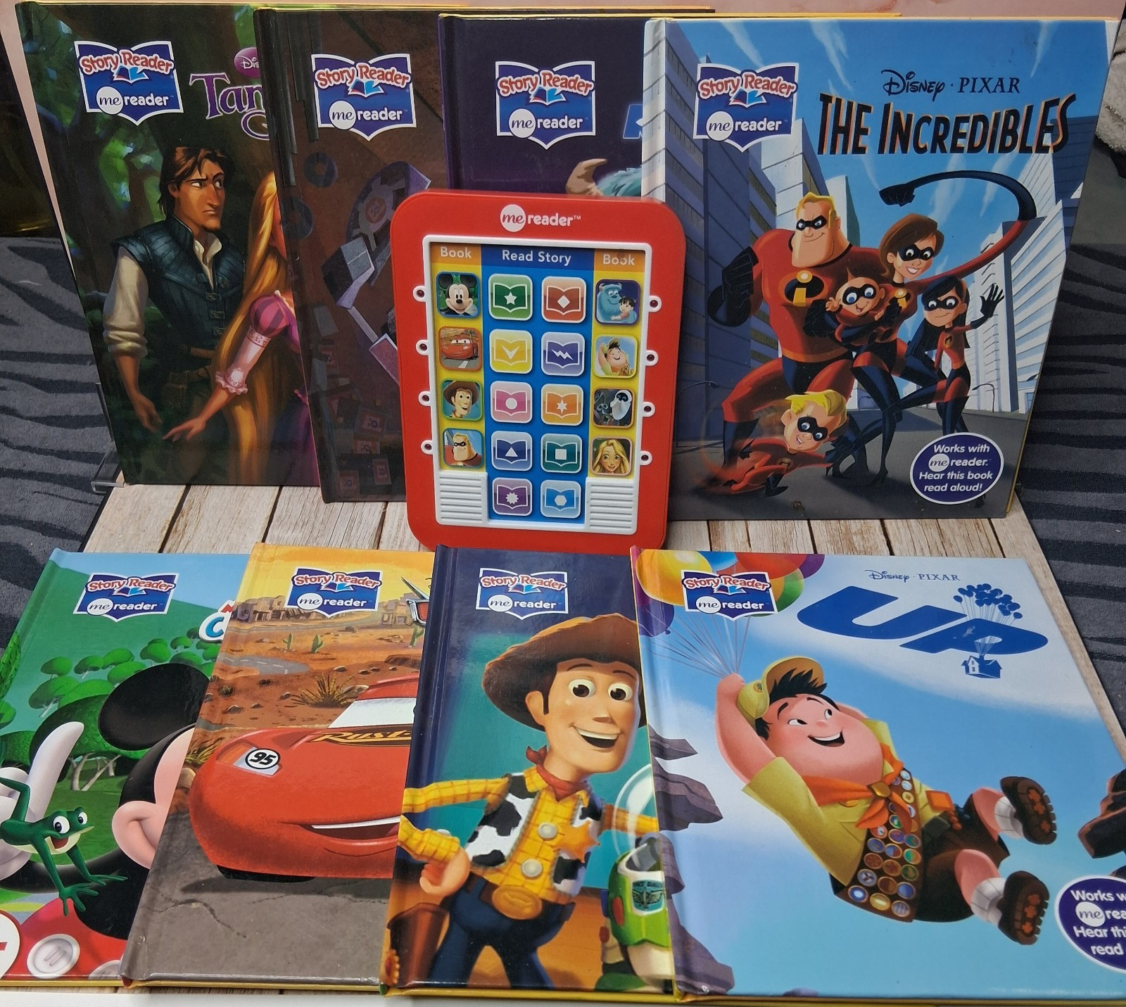 Disney Me Reader Electronic Storybook Set Toy Story Cars Incredibles
