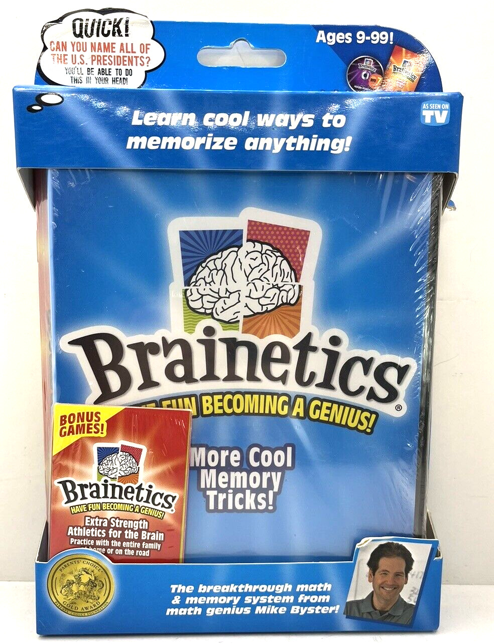 BRAINETICS Have Fun Becoming A Genius! DVD More Cool Memory Tricks Ages 9-99!