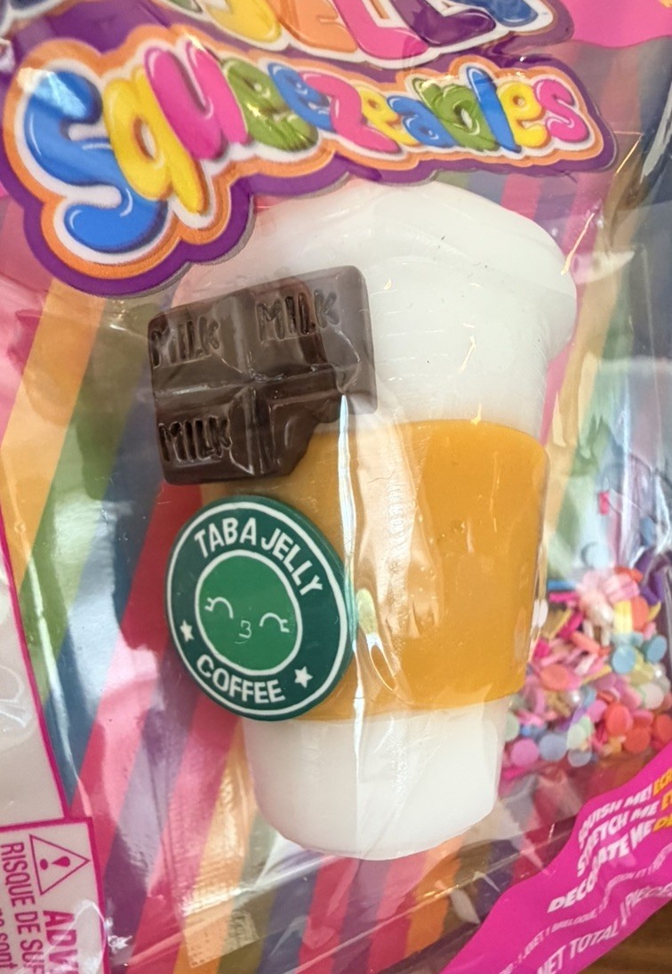 Taba Jelly Squeeze x3 Squishy coffee Boba Tea starbucks Sensory Stress Relief