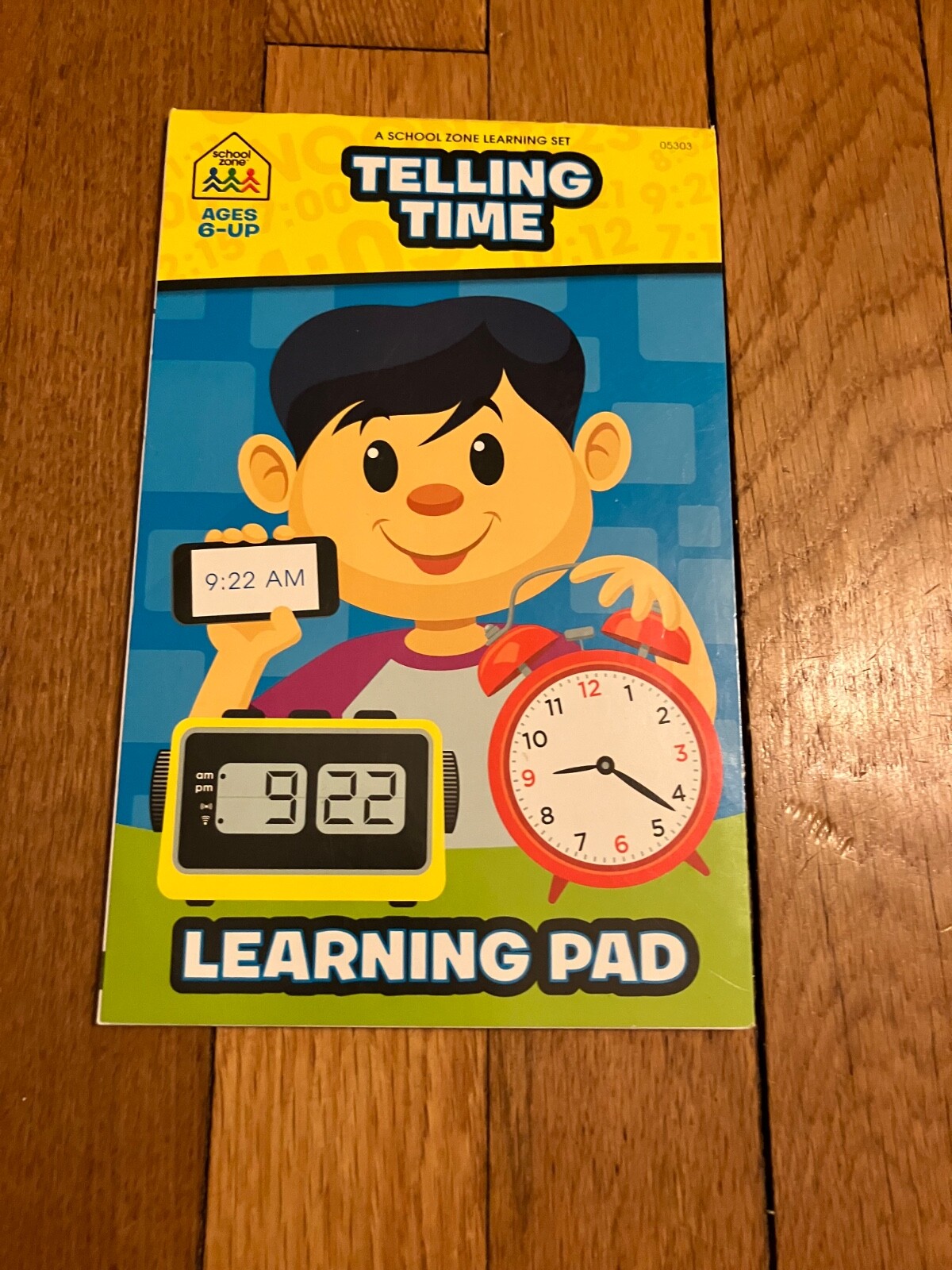 School Zone Learning Set For Telling Time Ages 6 And Up
