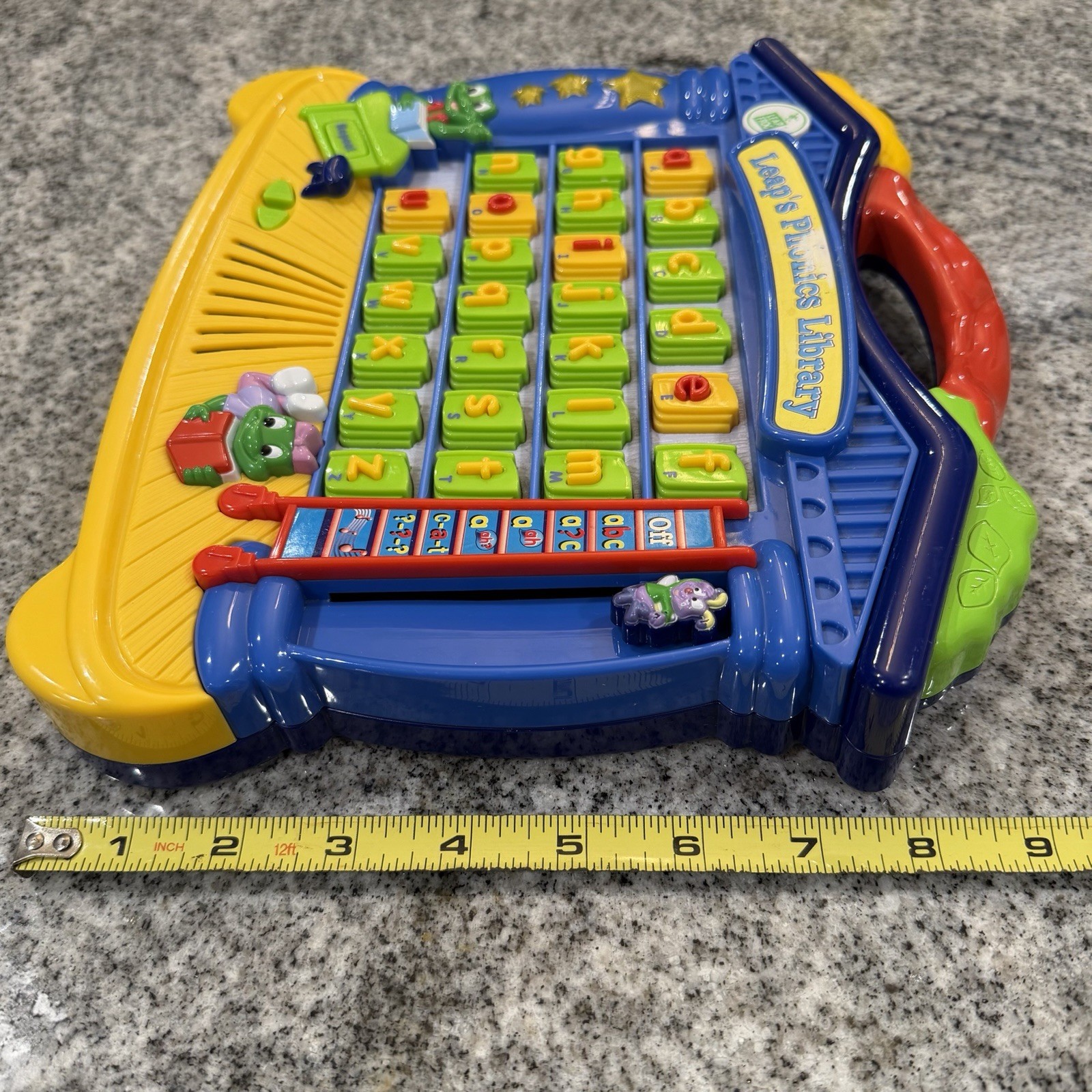 Vintage/Rare-2003 Leap Frog Leap’s Phonics LIBRARY Learning Educational Toy Home