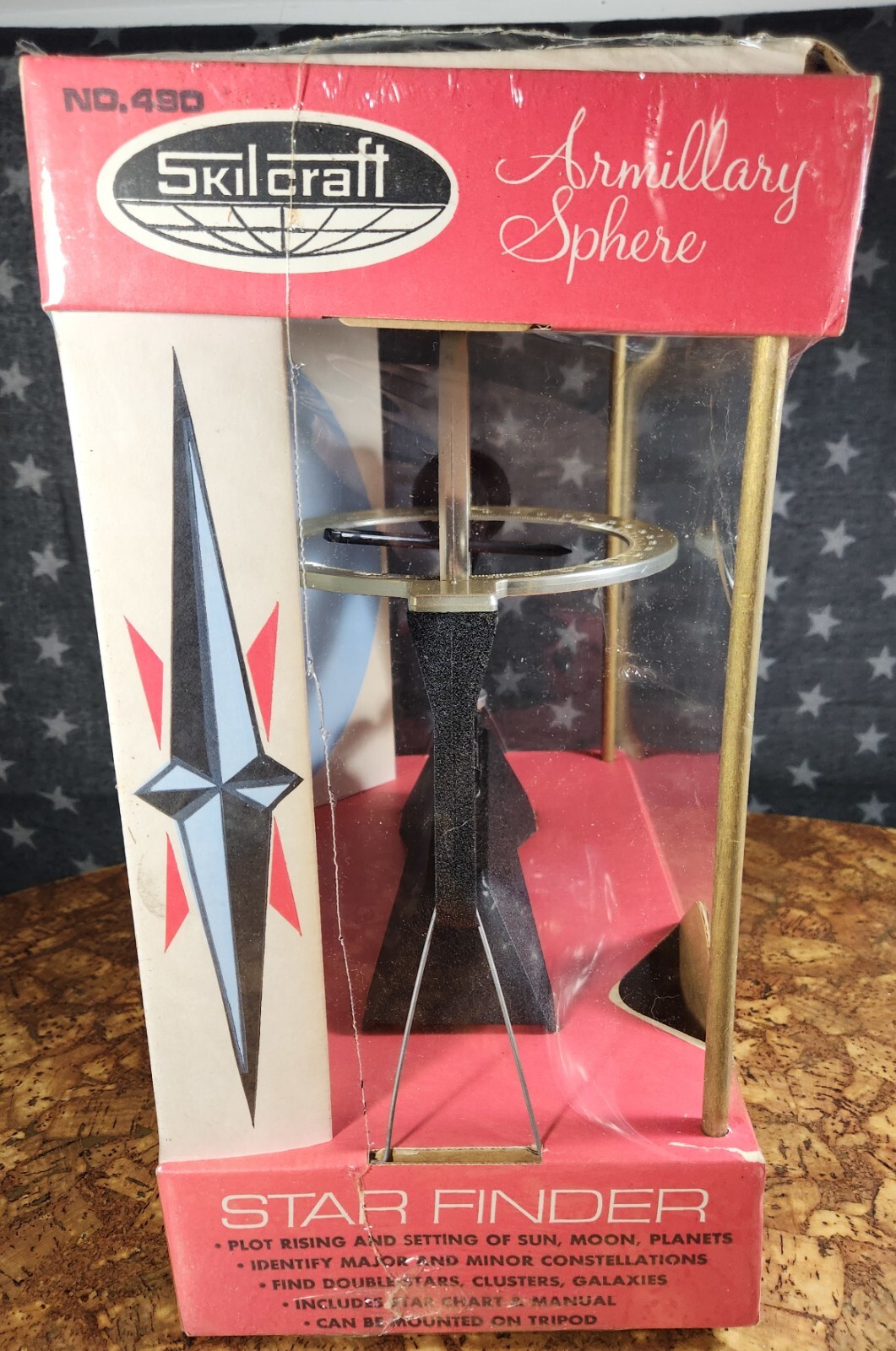 60s Skil Craft Star Finder 490 SEALED Armillary *Missing MANUAL some accessories