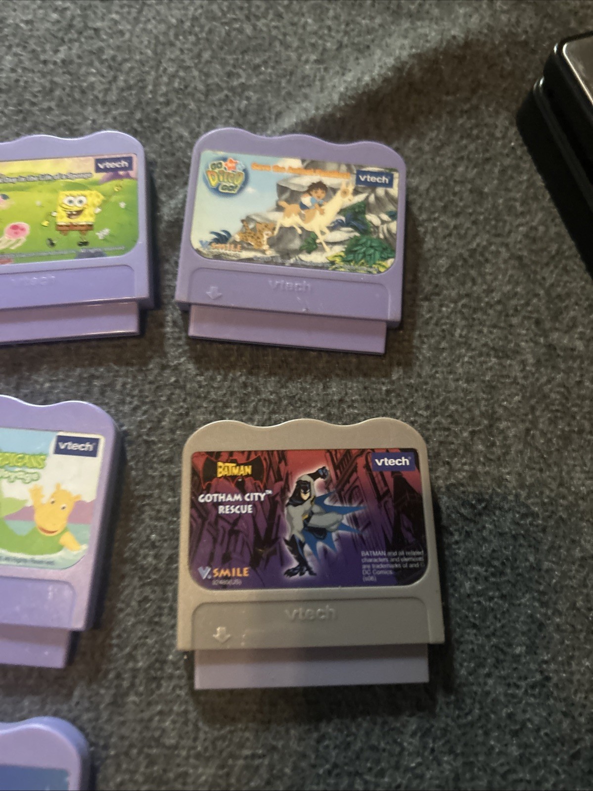 Lot Of 14 VTech V.Smile Learning System Game Cartridges Untested- Marvel Disney