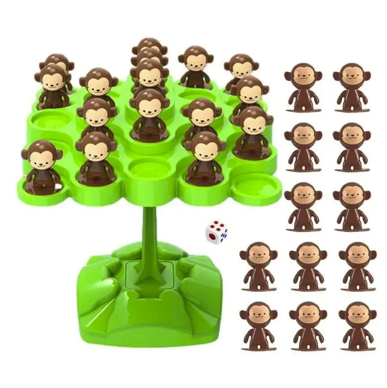 1set Monkey Balance Math Toy Kids Learning Scale Counting Game – NEW