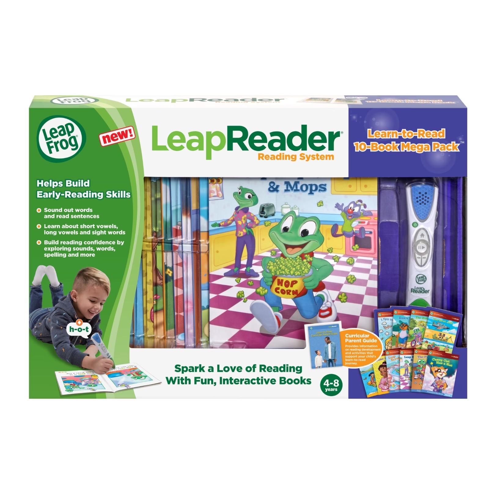 LeapFrog LeapReader Learn-to-Read 10-Book Mega Pack with Accessories Toy