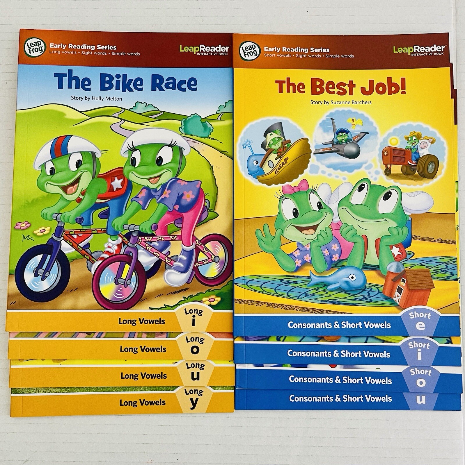 Leap Frog Leap Reader Books Early Reading Series Vowels Consonants Phonics Lot