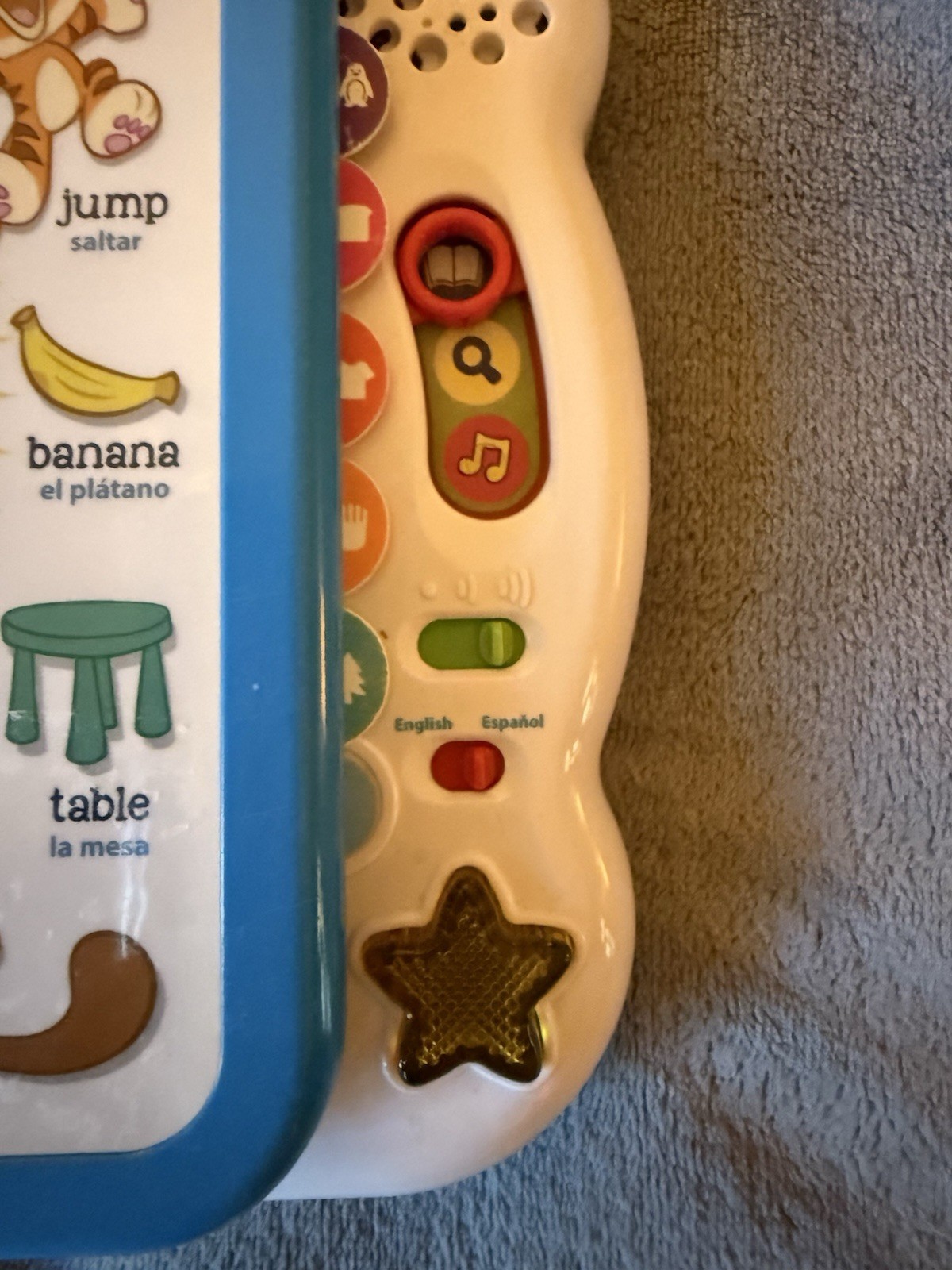 LeapFrog Learning Friends 100 Words Book Electronic Bilingual, Tested & Works