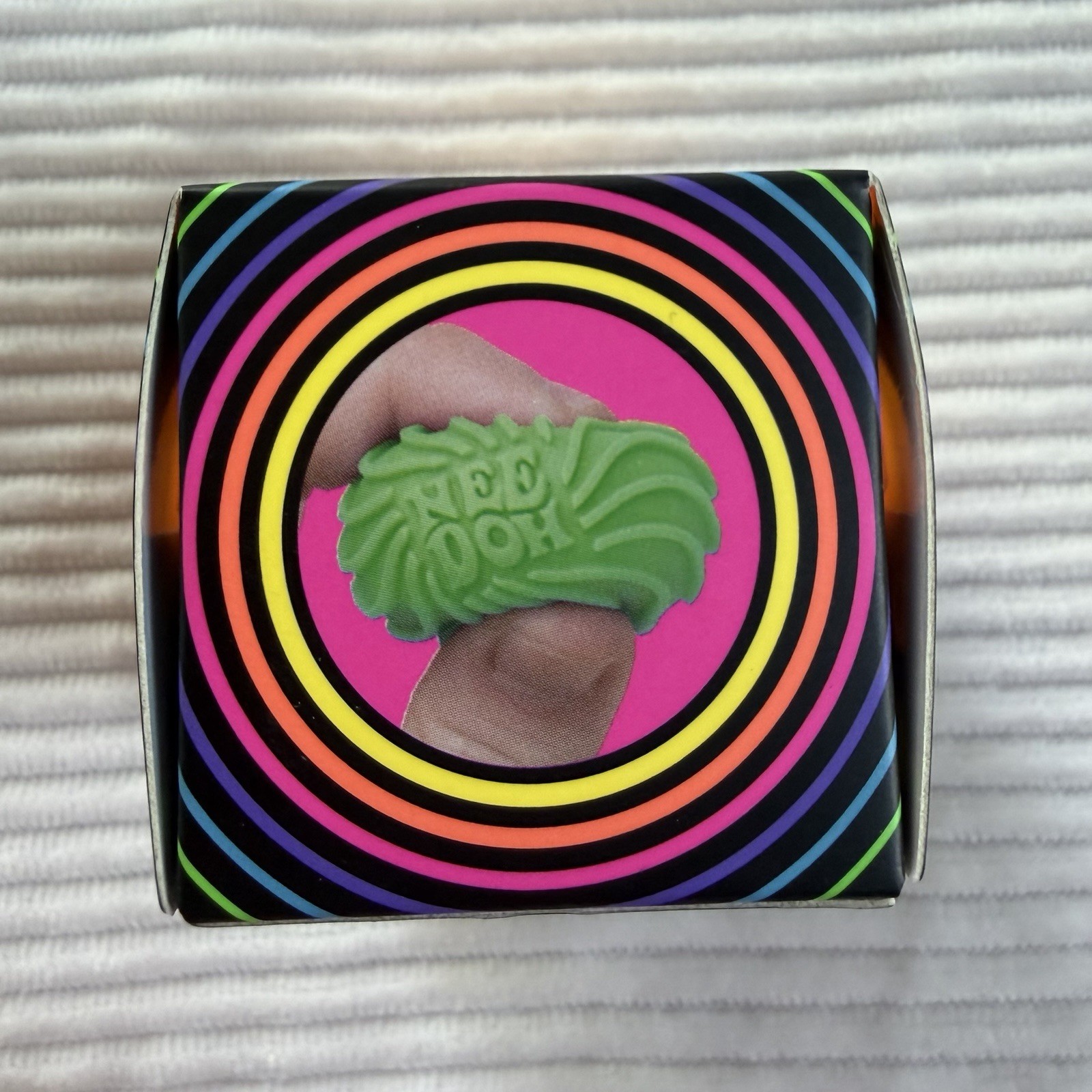 Schylling NeeDoh teenie Orange Ripple Ball Squeeze Sensory Toy TikTok VIRAL
