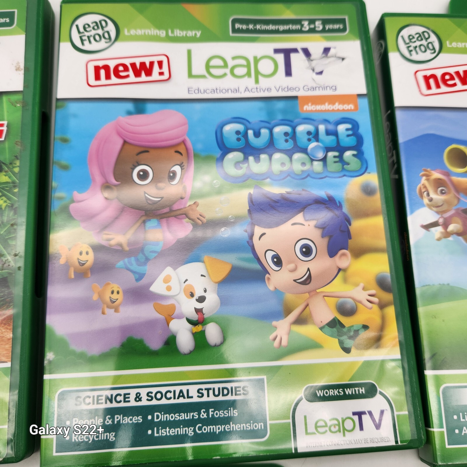 LeapFrog LeapTV Educational Video Gaming System #31511 Complete + 8 Games