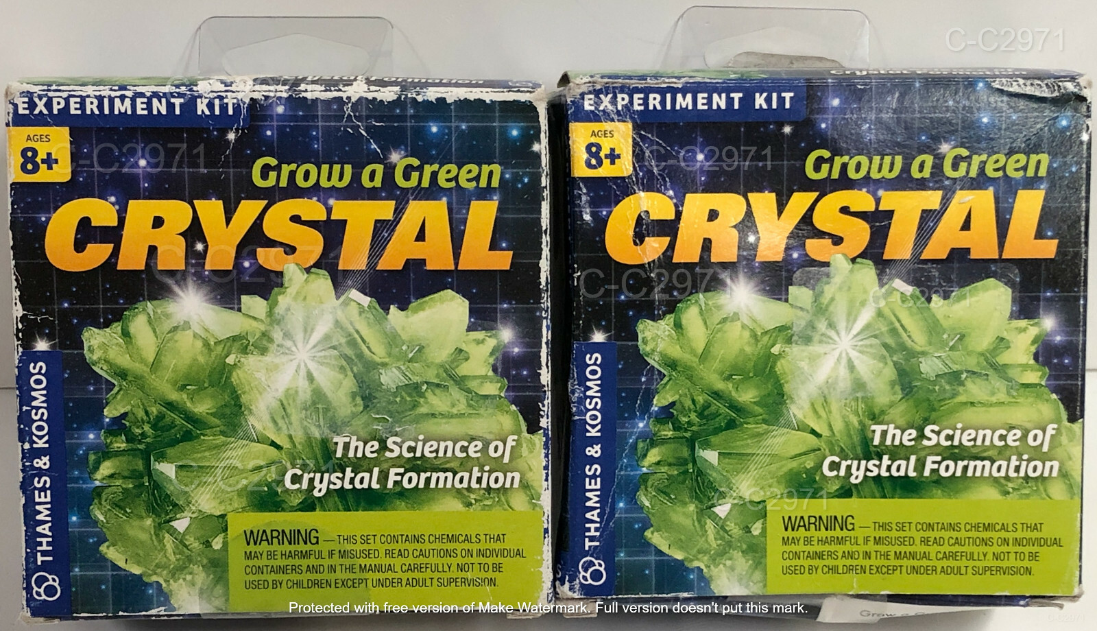 Magic Crystal Growing Kit Mystic Garden Science Experiment Blue Red Yellow Green