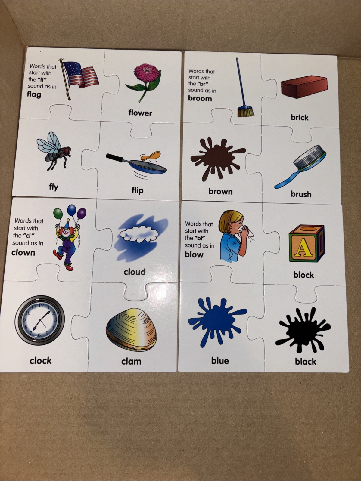 Really Good Stuff Initial Blends And Digraph Puzzles – centers kindergarten ELA