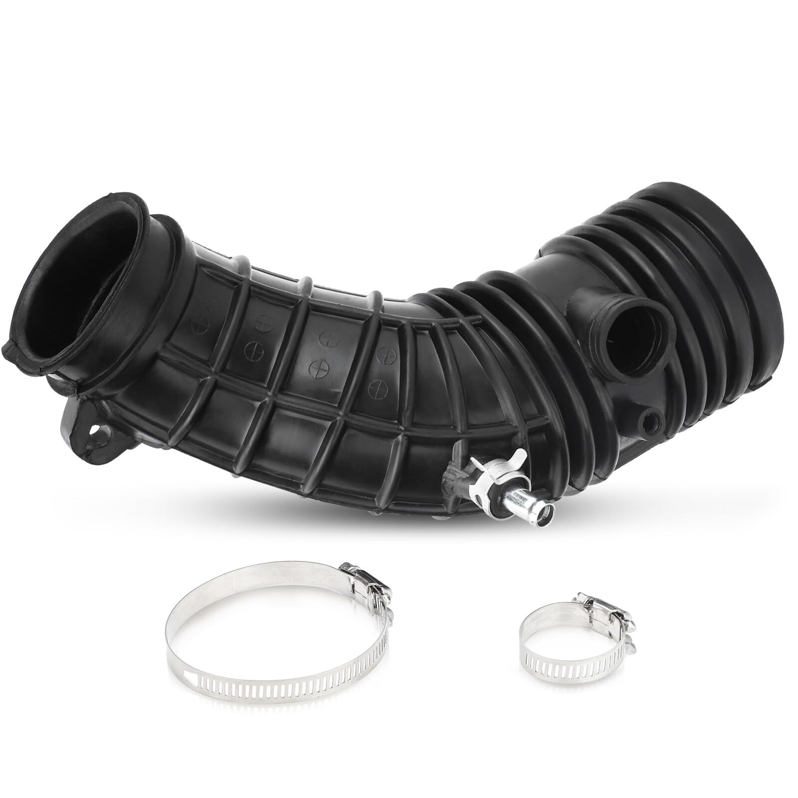 Air Intake Hose Cleaner Tube with Clamps for Honda Accord L4 2.4L 2003 2004 2…