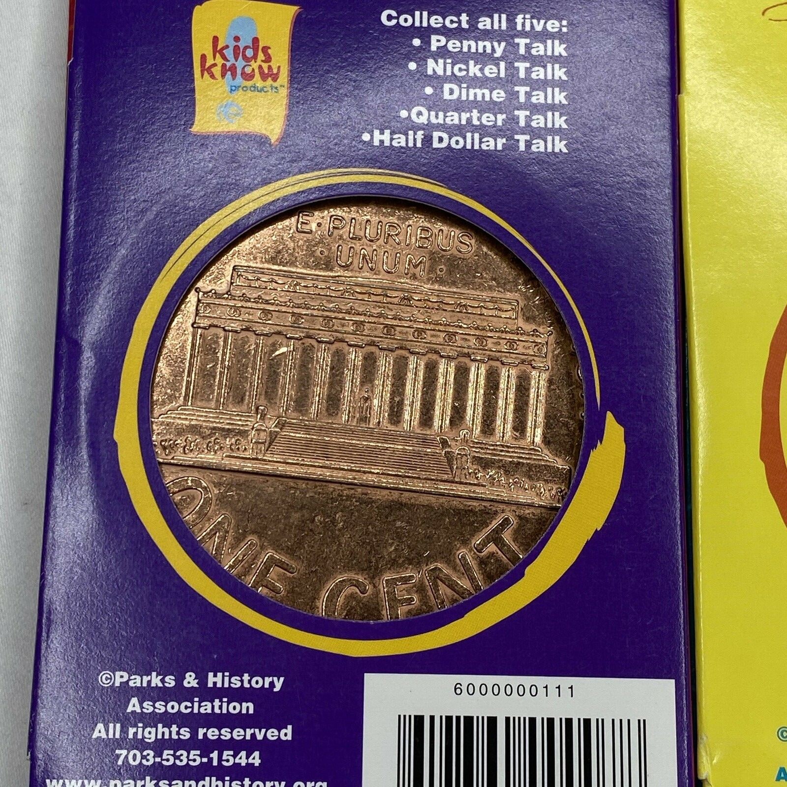 Oversized Coins for teacher, magicians or pranks Nickel, Penny, Half Dollar Log