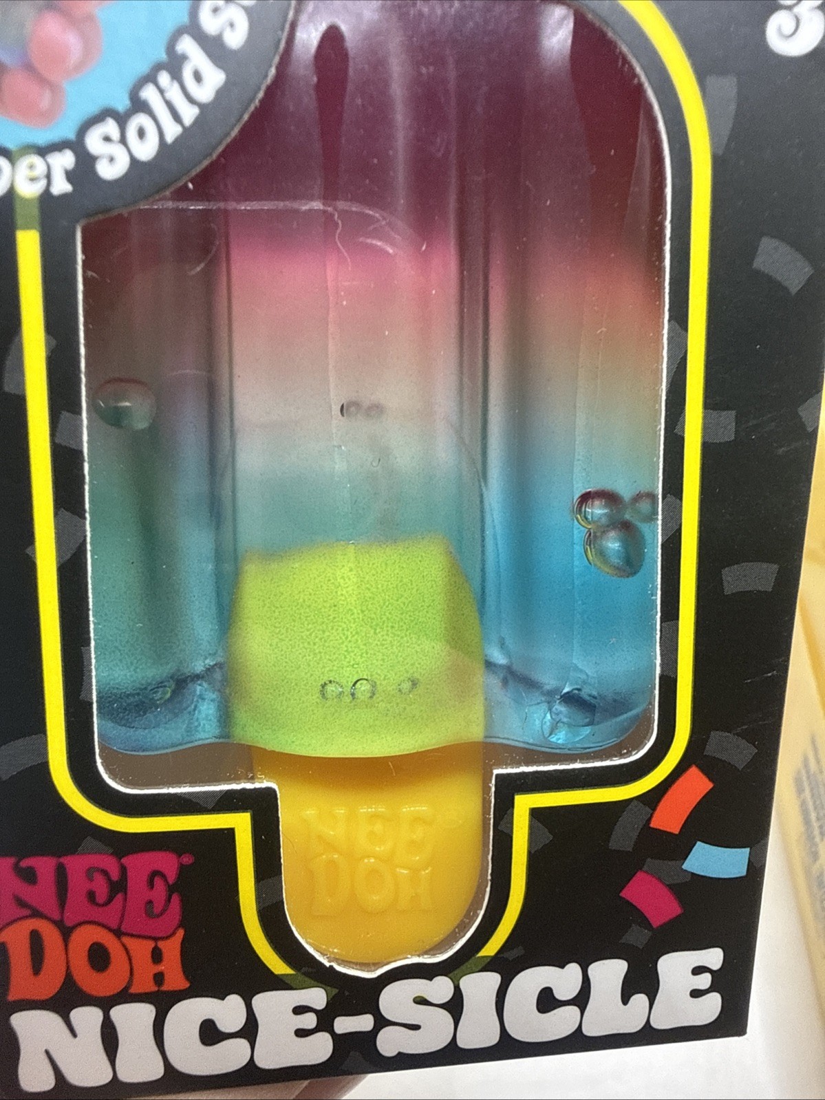 NEE DOH NICE-SLICE POP SICLE PURPLE PINK ORANGE LOT OF 3 D & 1 Nice Ice Baby