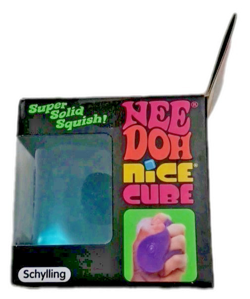 Nee Doh Nice Cube Viral Squish Cube Sensory Squeeze Toys 1 Large New Color Teal