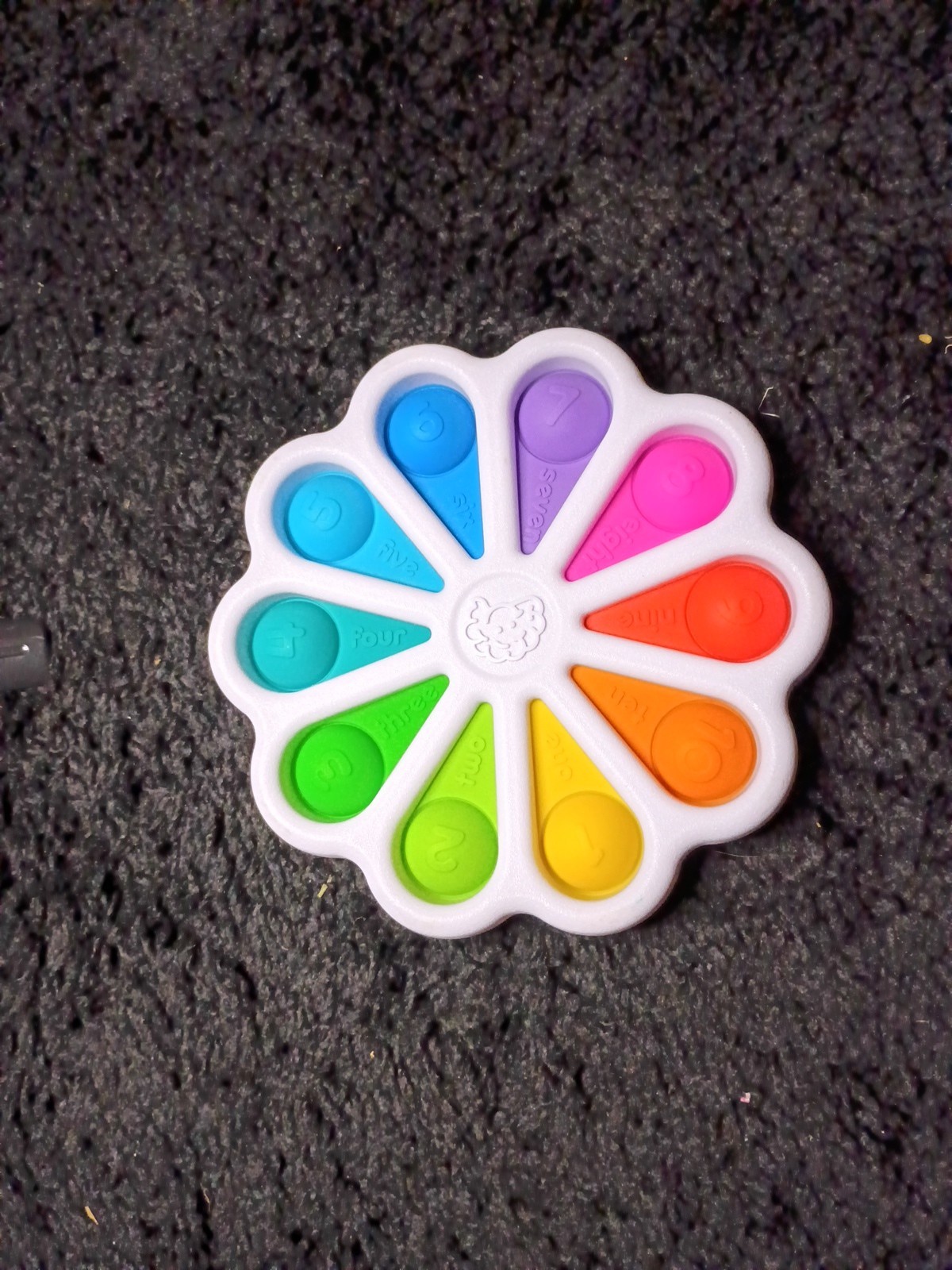 Flower Shape Rainbow Pop It Tactile Sensory Toy for Ages 3-4, 4-7, 8-11 Years