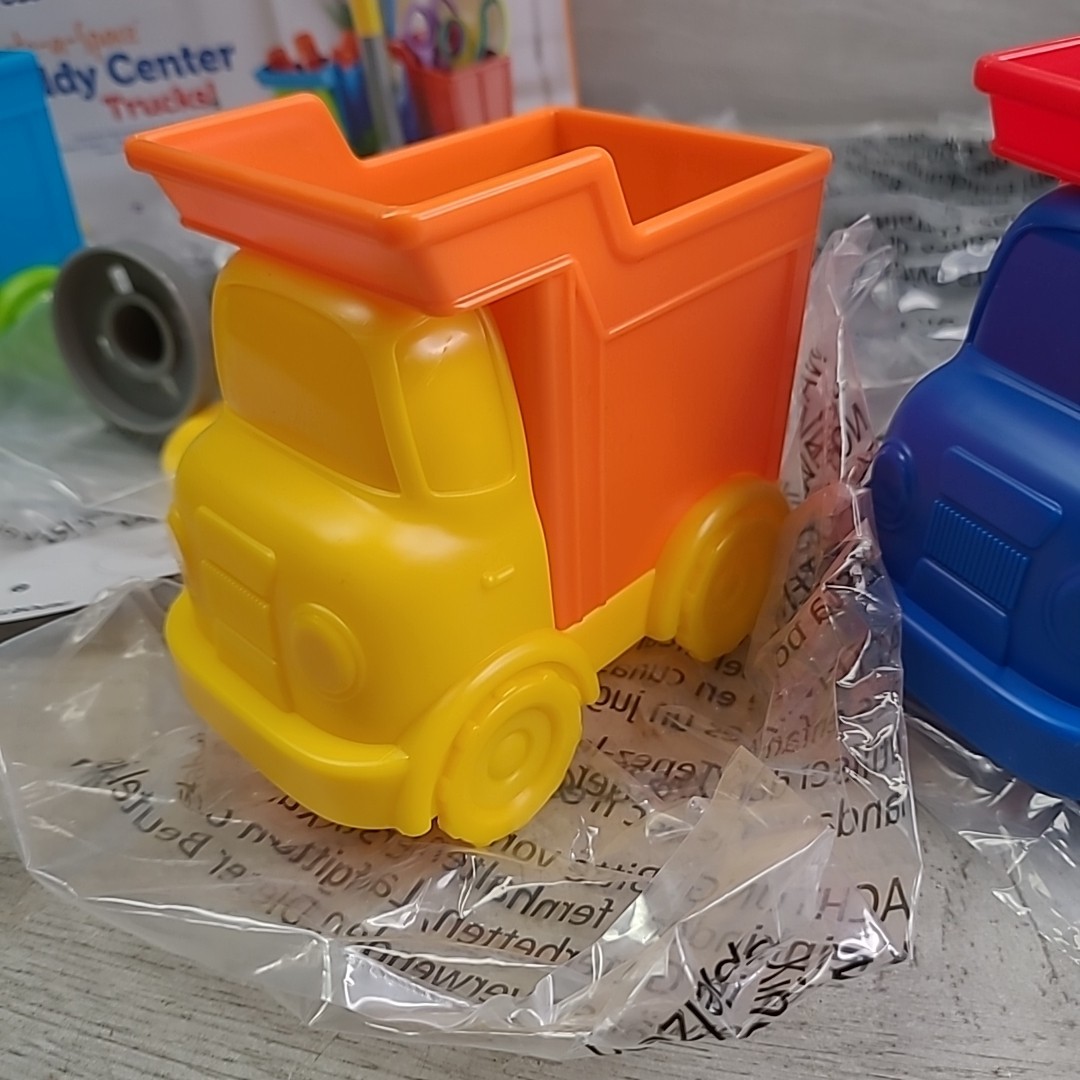 Learning Resources Create a Space Kiddy Center Trucks Arts and Craft Organizer