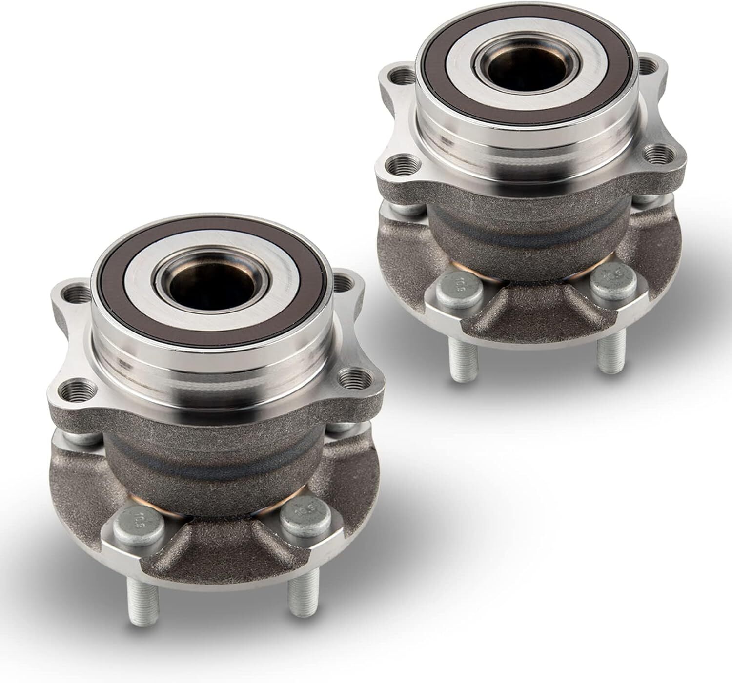 KAX 512401 Pair Rear Wheel Bearing Hub Assemblies Compatible with 2010-2014