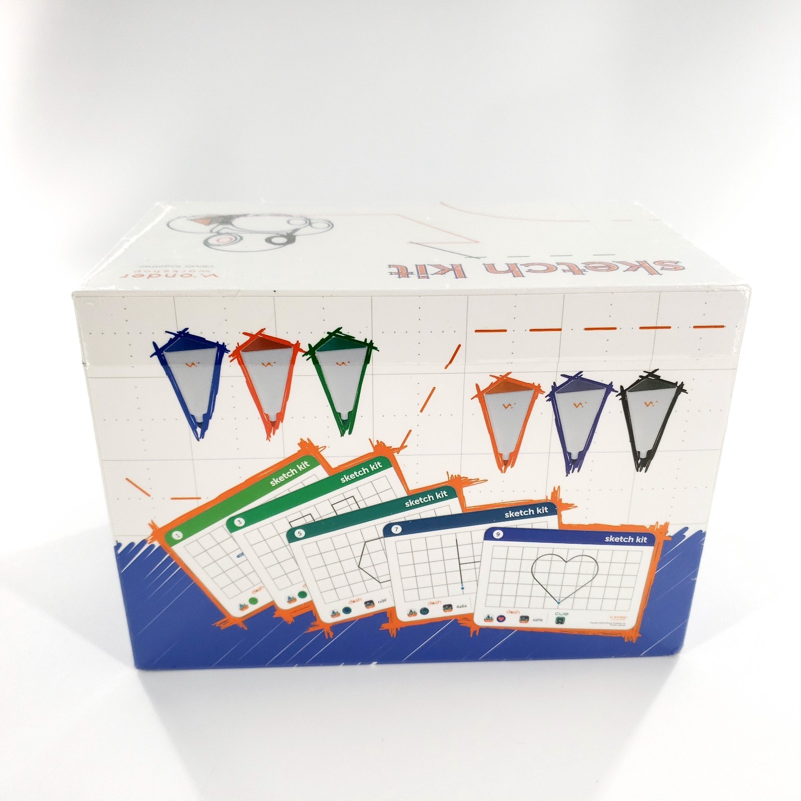 Wonder Workshop Sketch Kit Dry Erase Marker System for Dash/Cue Robots Brand New