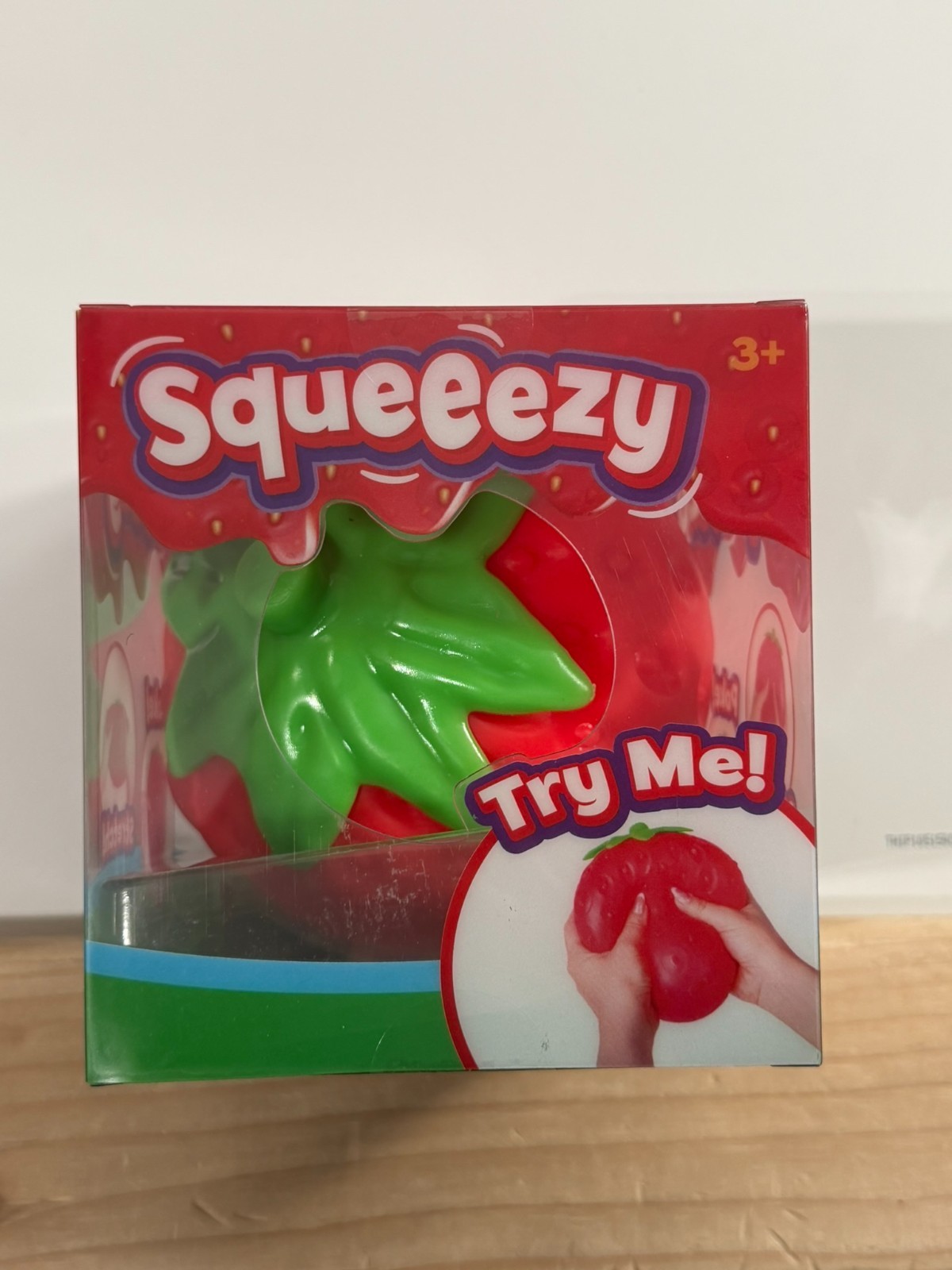 Sunny Days Jumbo Squeezy Strawberry Squishy Toy Stress Relief Sensory Fun