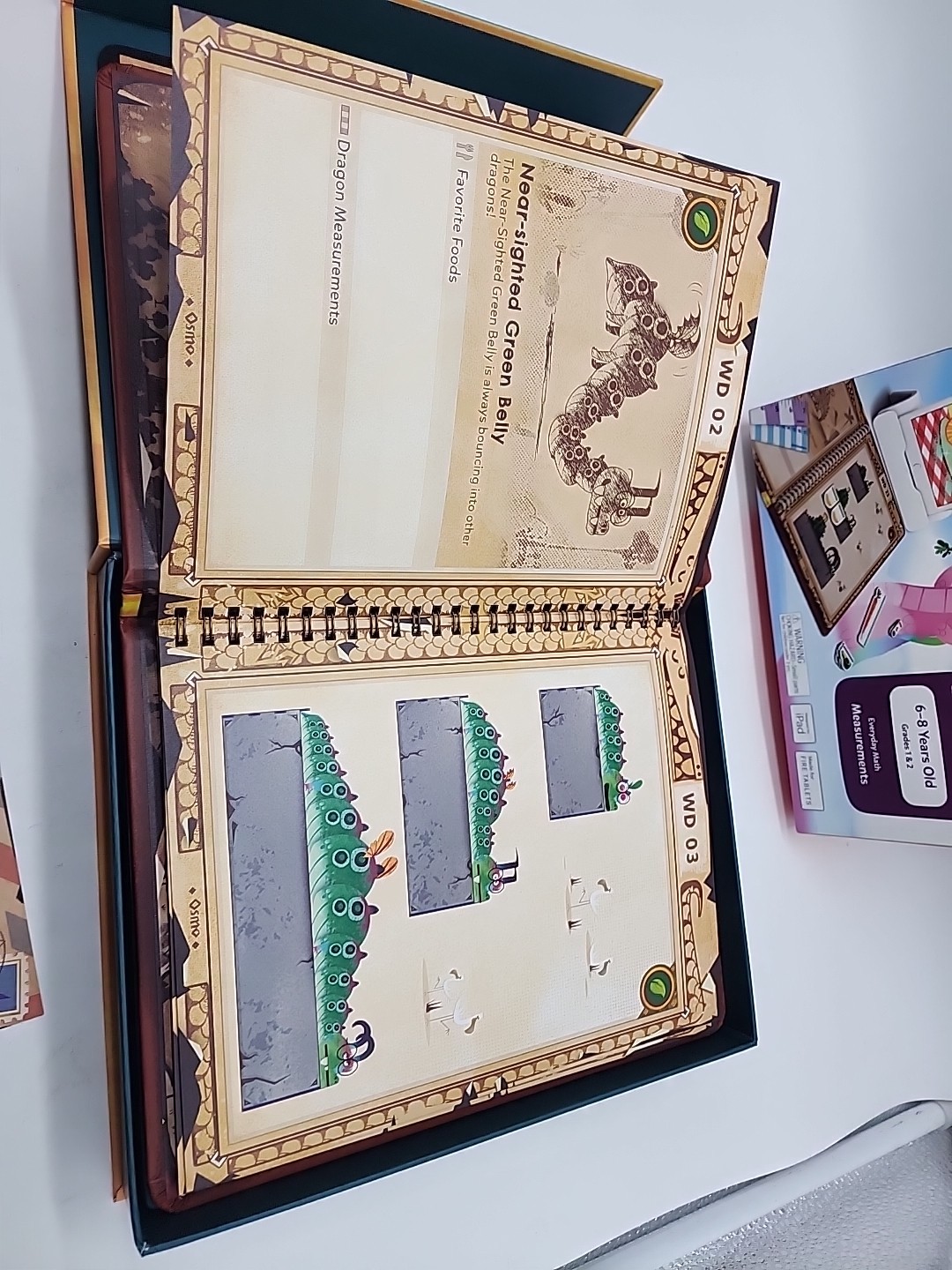 OSMO Math Wizard Secrets Of Dragons Educational Game Kids 1st 2nd Grade COMPLETE