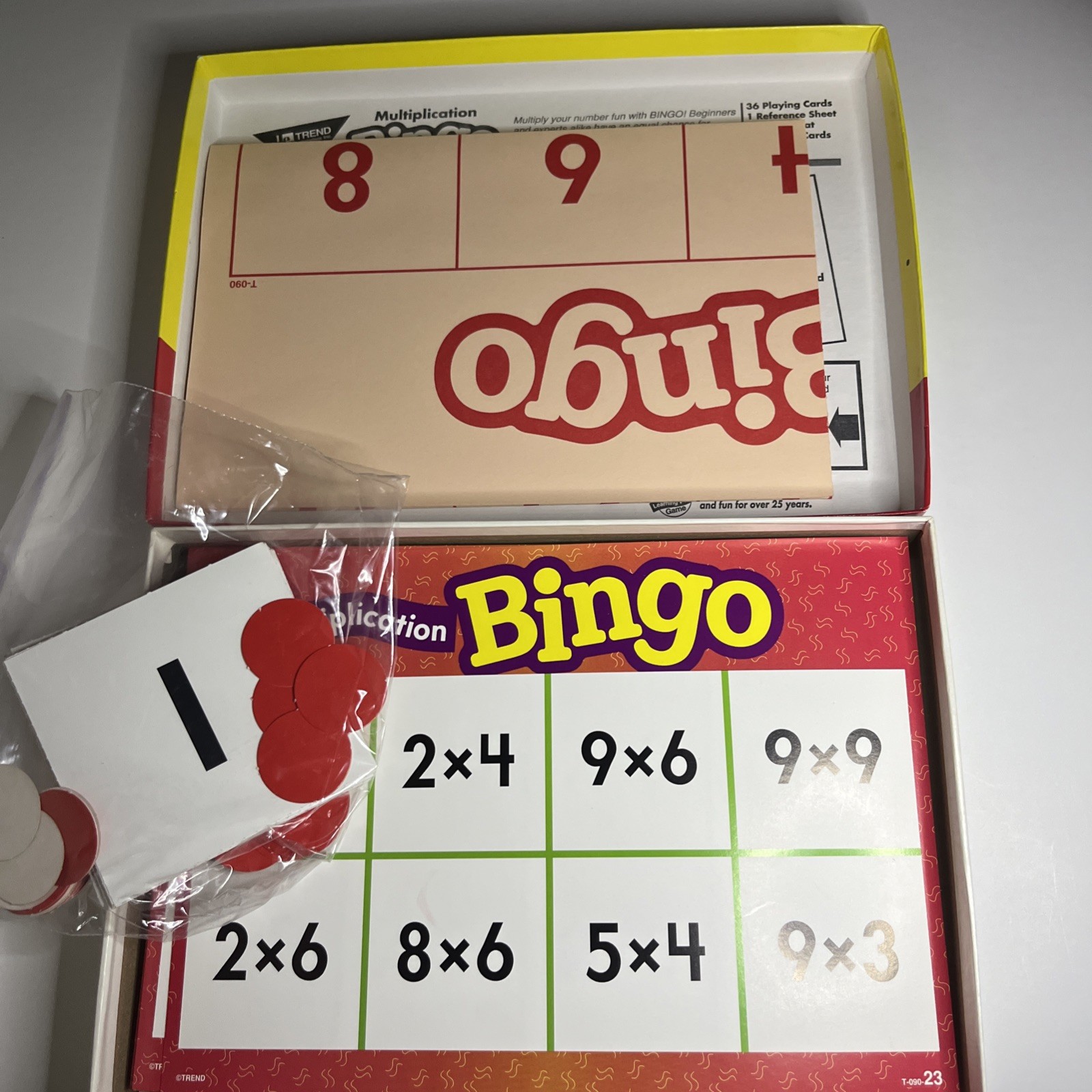 Multiplication Bingo An Original Game Ages 8 And Up
