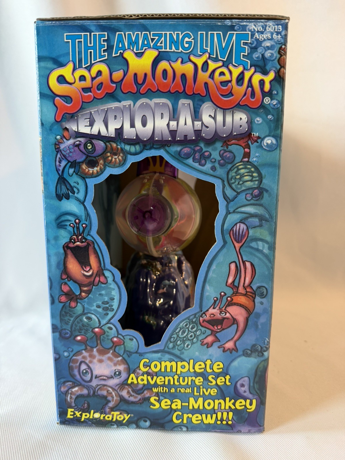 Vintage The Amazing Live Sea Monkeys EXPLOR-A-SUB Kit 2001 Exploratoy NOS RARE