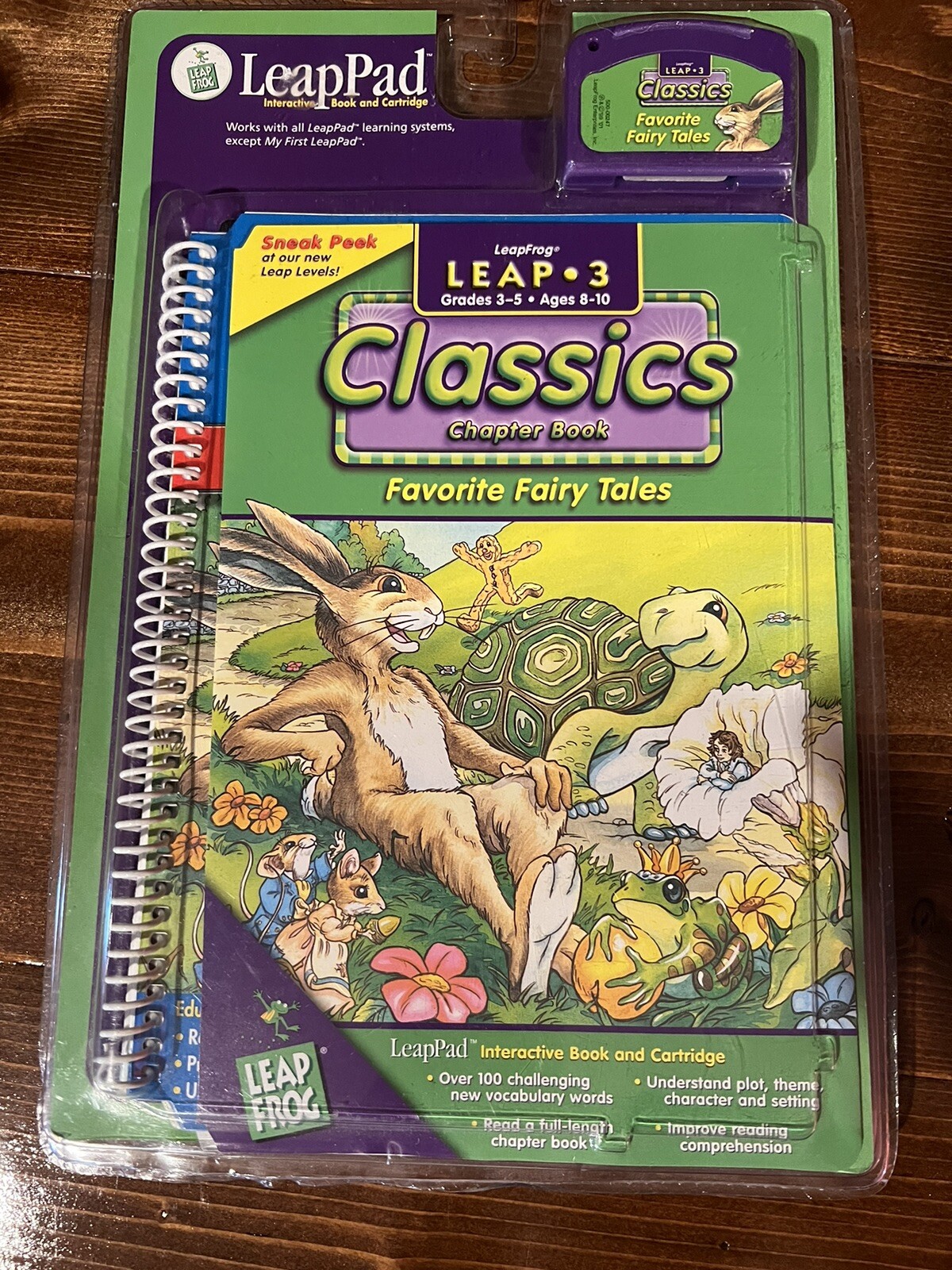 LeapPad Book and Cartridge Set Of 2 New Sealed Disney Princess/Fairy Tales