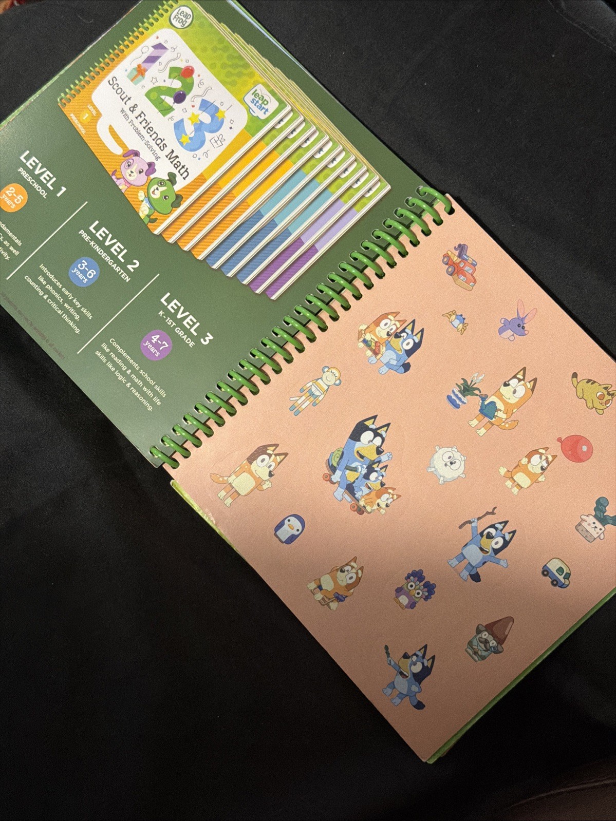 Bluey Fun and Games Activity Book for LeapStart Interactive Learning Systems