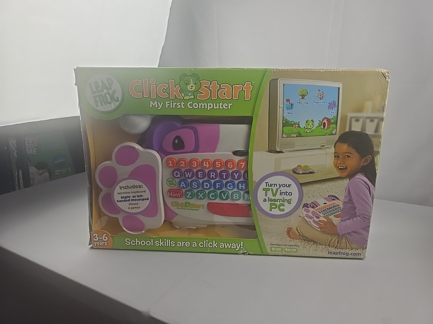 LeapFrog ClickStart My First Computer Wireless Keyboard is an educational Rare