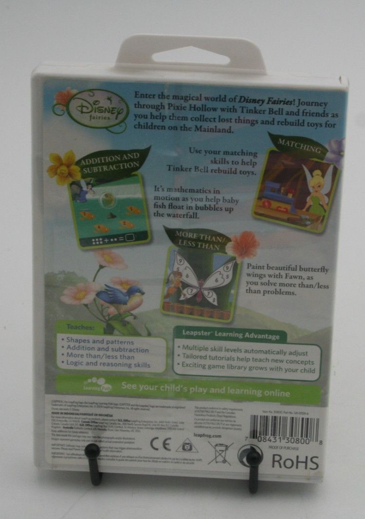 Leapster Disney Fairies Expanded Play For Leapster 2 Pre-K-1st 4-7 Years