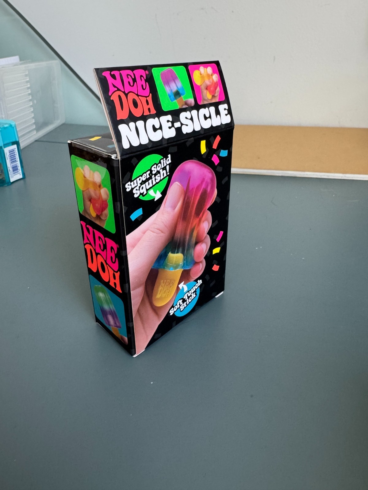 AUTHENTIC Nee Doh Nice-Sicle Popsicle Pink/Blue Brand New Unopened US SELLER