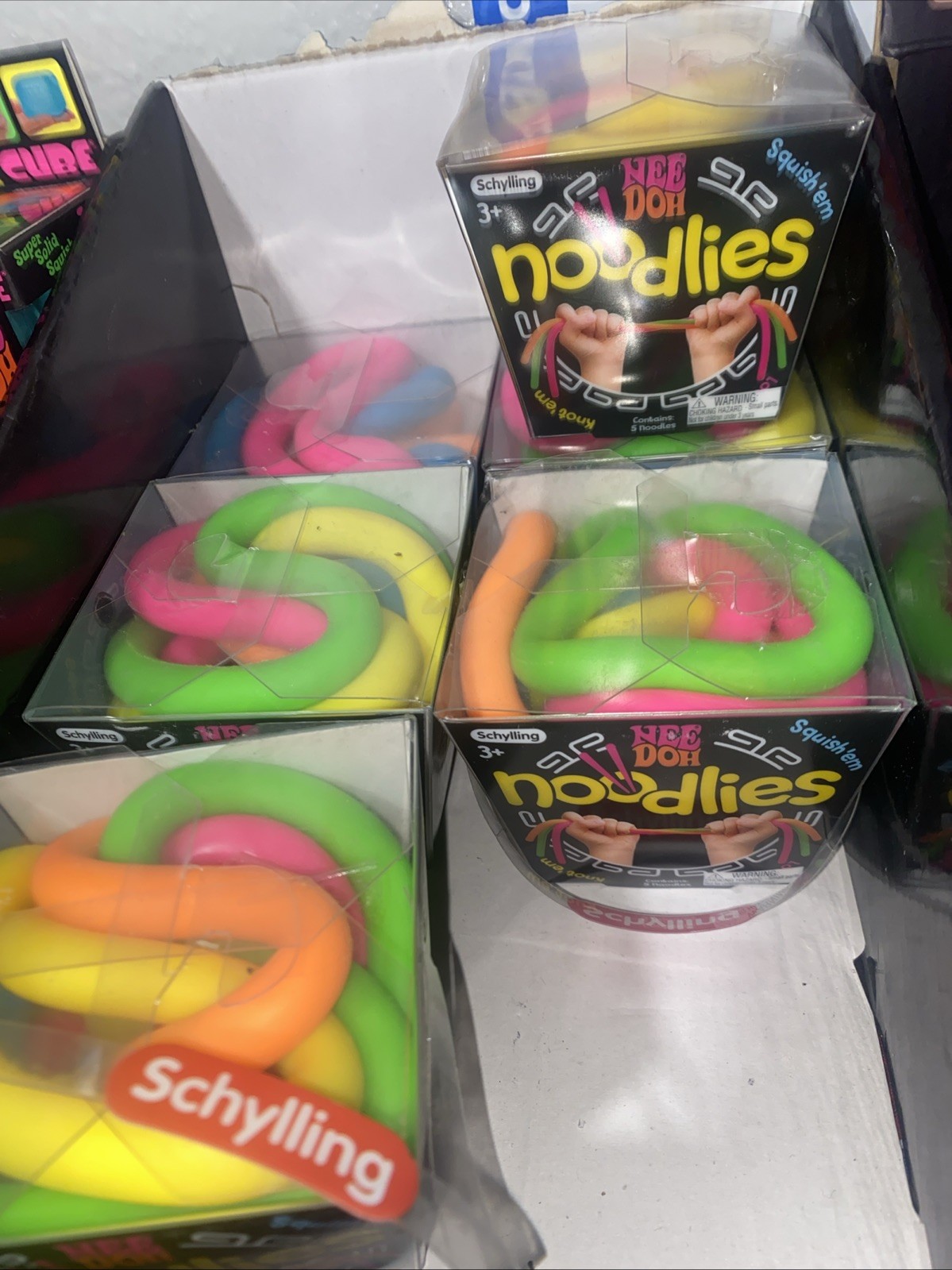 NeeDoh Noodlies Squishy Nee Doh 5 Stretchy Fidget 14″ Noodles