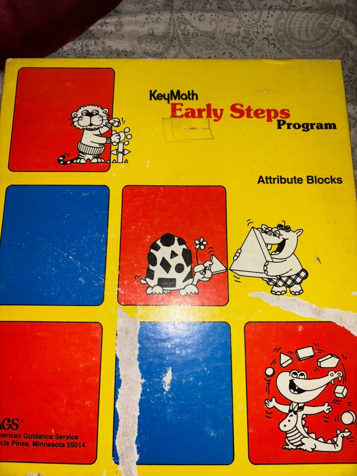 Key Math Early Steps Program Attribute Blocks