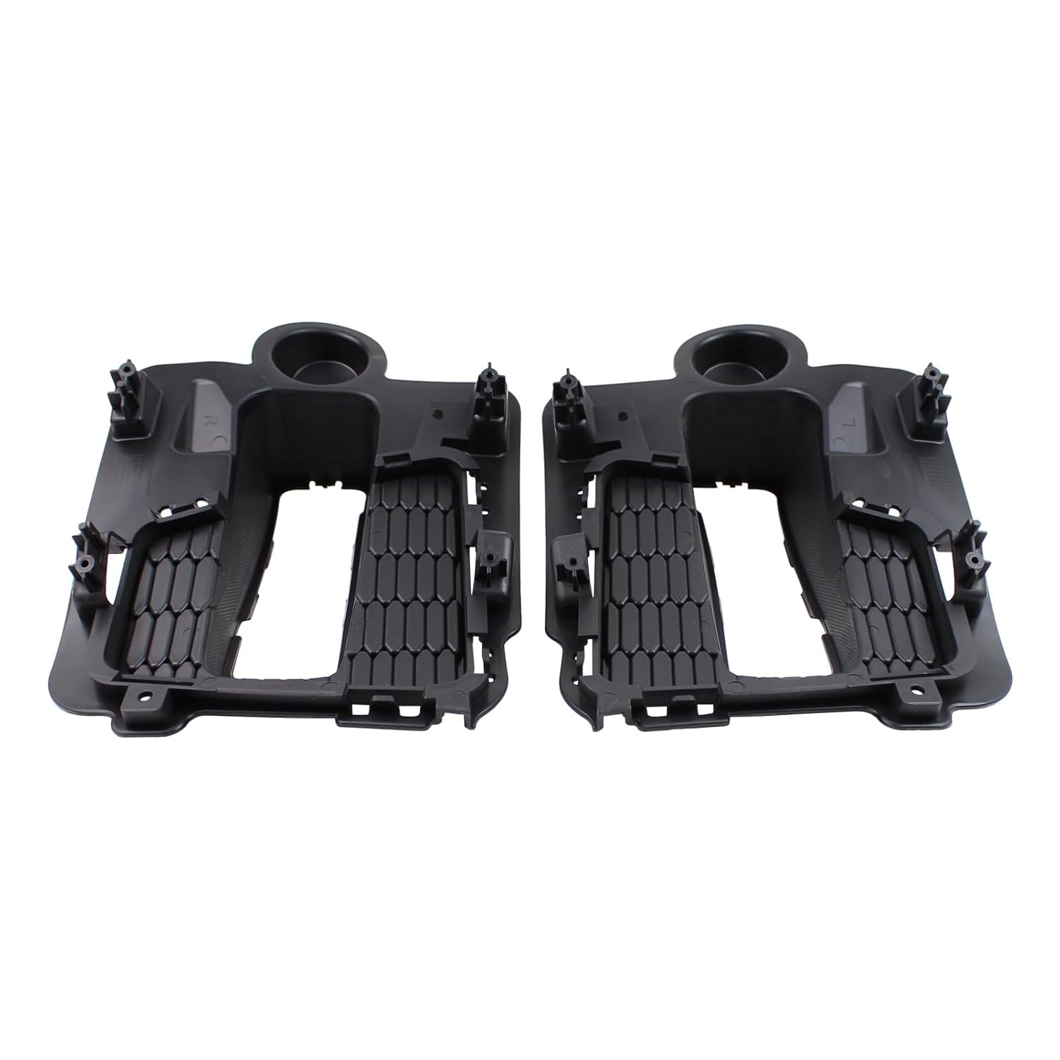 Front Left Right Fog Light Bezel Bumper Cover Grille for Ford Expedition