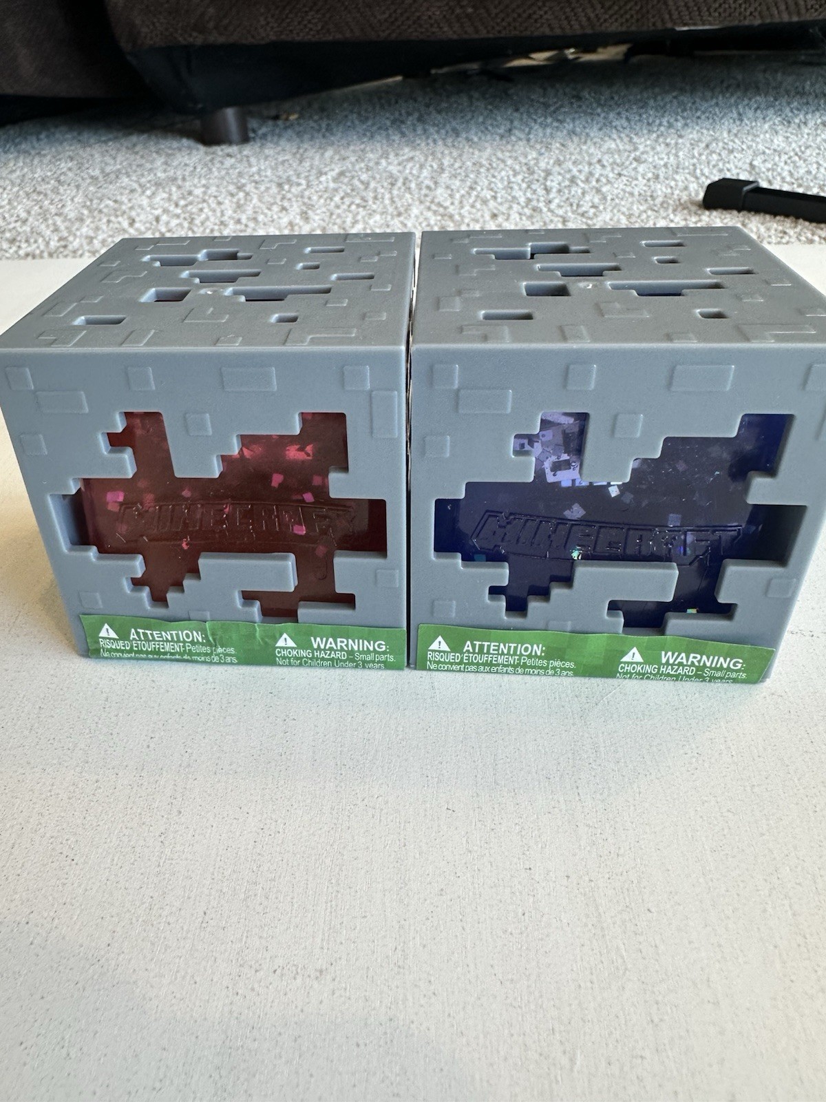 Minecraft Jelly Cubes Lot of 2 Mystery Boxes Rare Sword Pickaxe Chance NEW